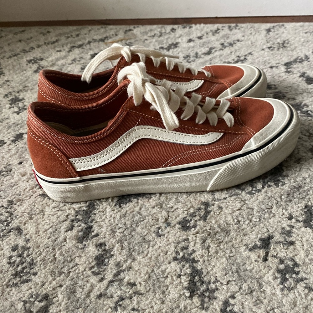 burnt orange vans